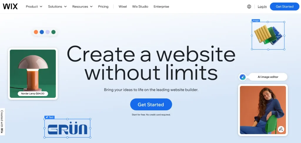 Top Website Builders - Wix