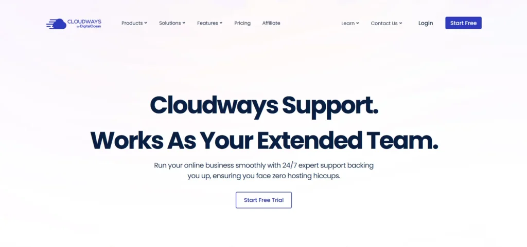 Cloudways support