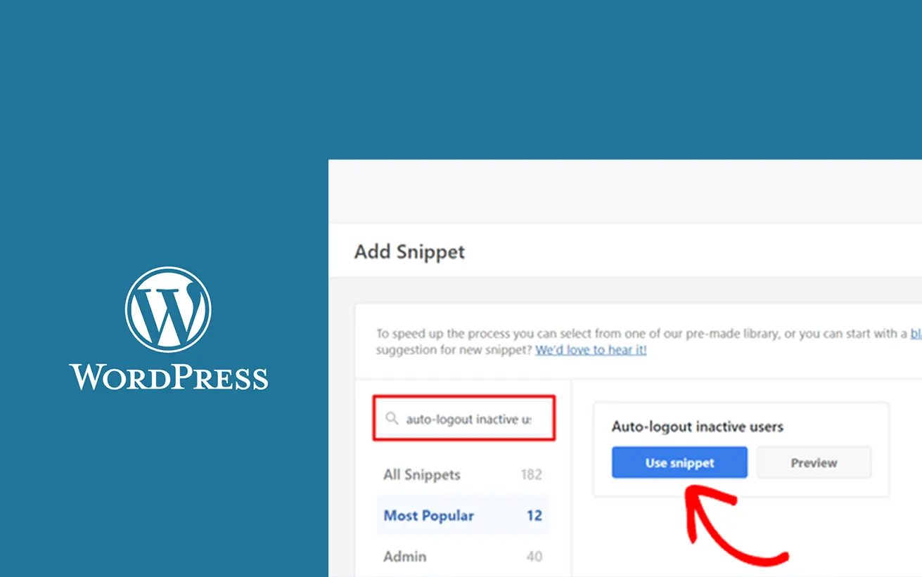How to Automatically Log Out Idle Users in WordPress