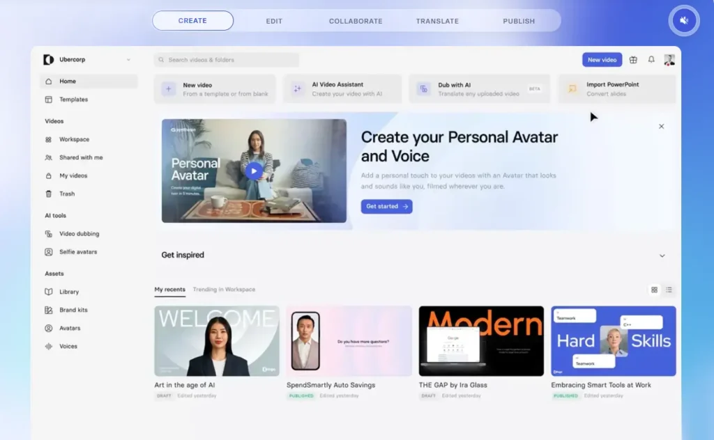 Synthesia ai video generator