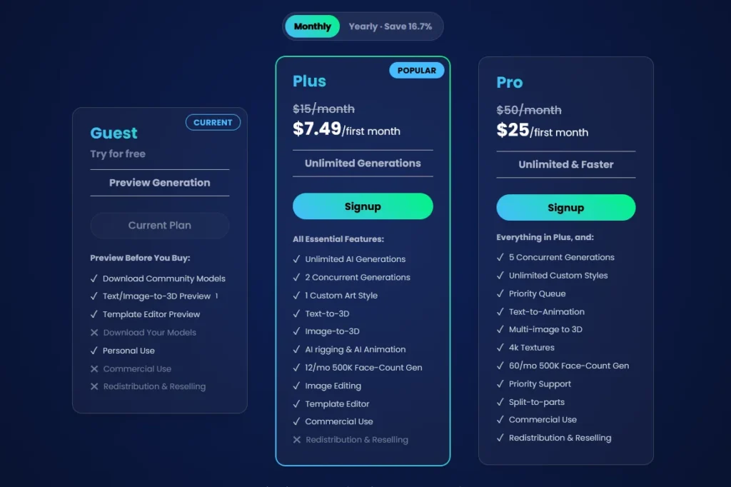Sloyd AI Pricing Plans