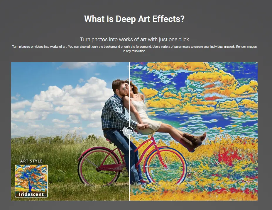 Key Features of Deep Art AI