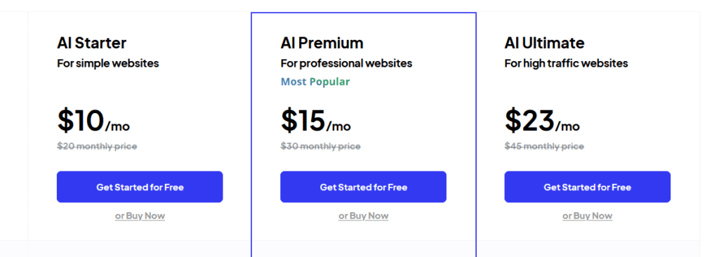 10web.io pricing
