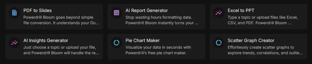 Powerdrill AI review - Features