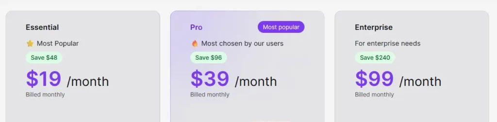 Verbatik AI Pricing Plans