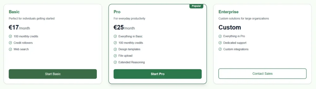 Viete AI Pricing Plans